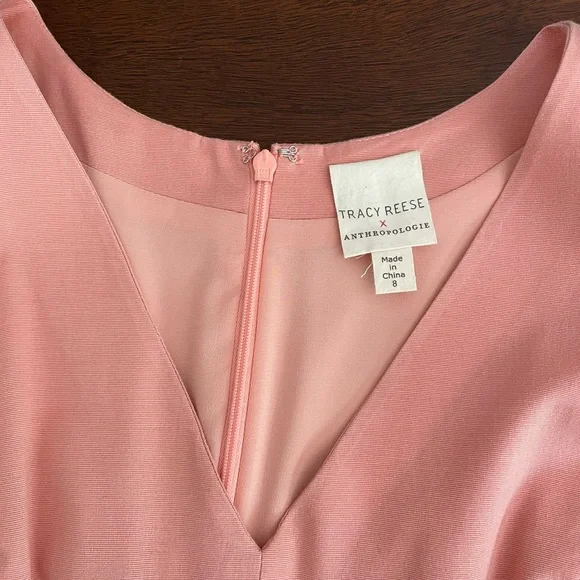 Tracey Reese x Anthropologie Painterly Pleated Fit & Flare 8 - Picture 2 of 3